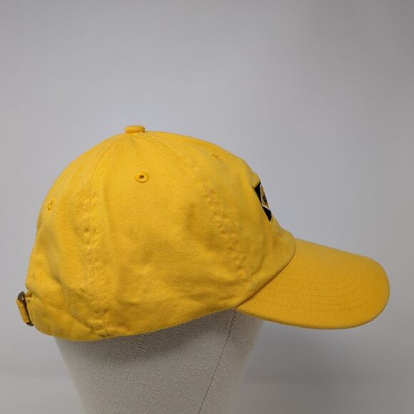 Slippery Slideback Hat Yellow One Size Adjustable Embroidered 6 Panel Cotton YRN - Picture 4 of 8